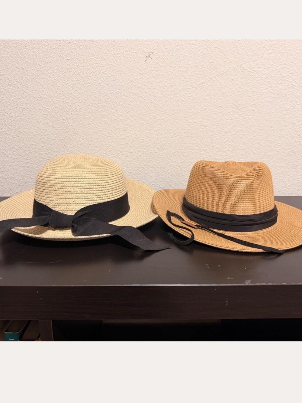 Furtalk 2 pack Sun Hat Bundle - Wide Brim & Fedora Style